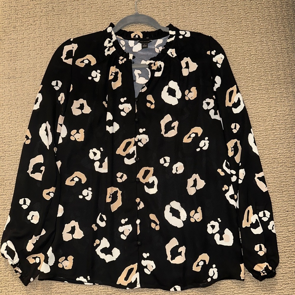 Ann Taylor animal print blouse